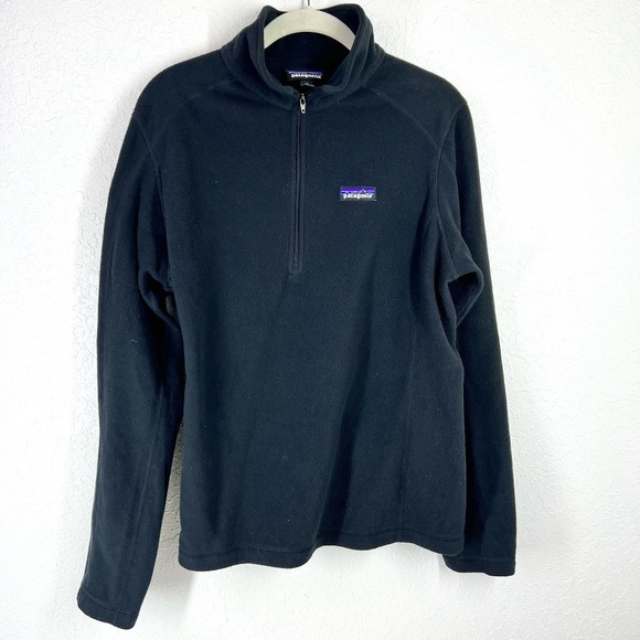 Patagonia Other - Patagonia Men's Black Fleece 1/4 zip size L